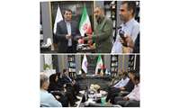 حضور مسئولین ارشد منطقه یکم نیروی دریایی سپاه در اداره‌کل آموزش فنی و حرفه‌ای هرمزگان به مناسبت هفته ملی مهارت